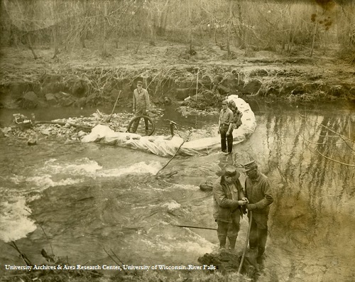 1965 Flood, sewer repair in the Kinni