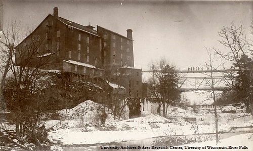 Junction Mill before the fire that destroyed it in 1894