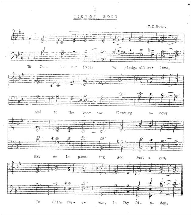 Pledge Song sheet music