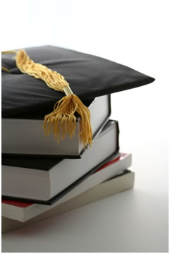 Book and Graduation Cap