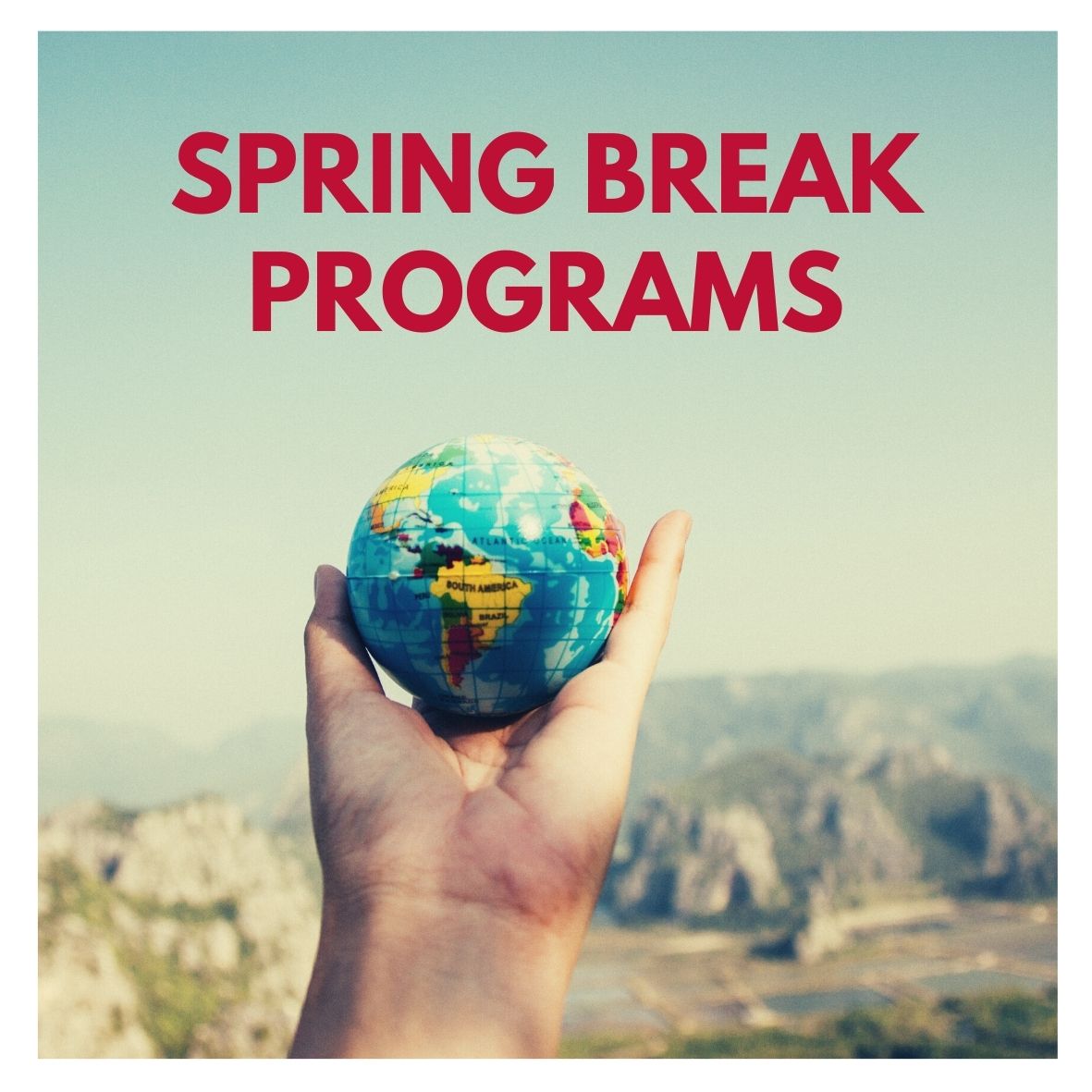 Spring Break Programs button
