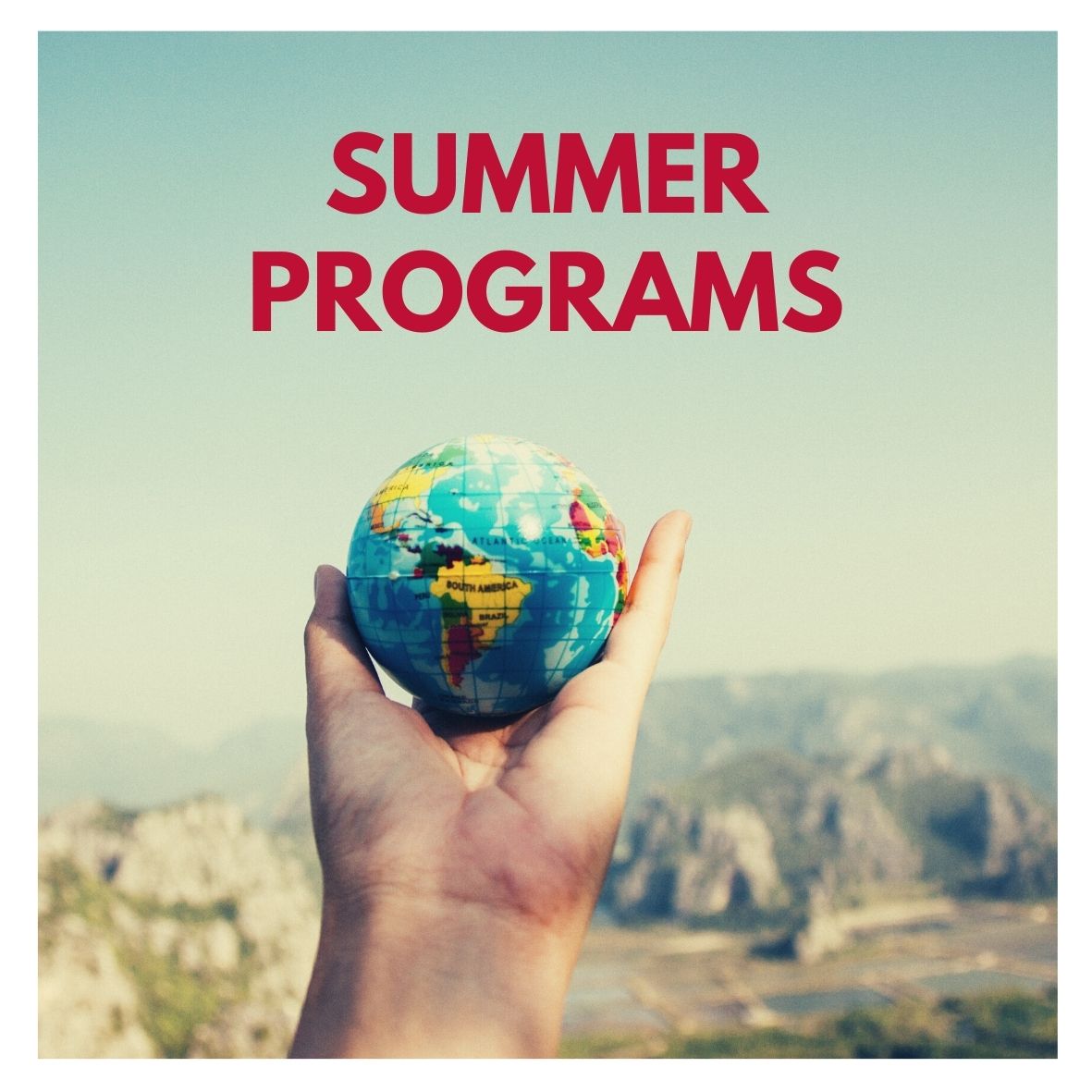 Summer Programs button