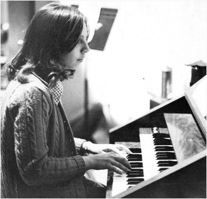 Carillon being played by Sharon Murphy, 1974