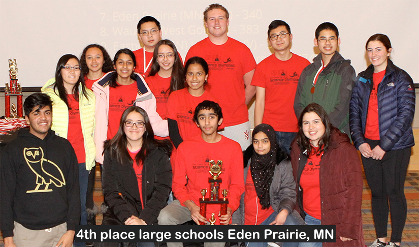 4th place large schools Eden Prairie, MN