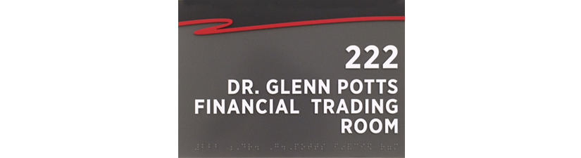 CBE Glenn Potts Financial Trading Room