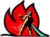 Fireman Fire Logo