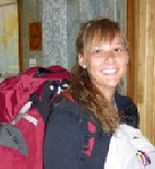 Kay Schultz backpacking