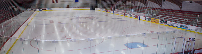 Wide view of the W.H. Hunt Ice Arena
