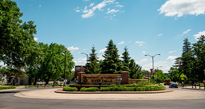 Cascade Avenue University Sign