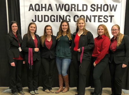 2018 Horse Judging Team at AQHA