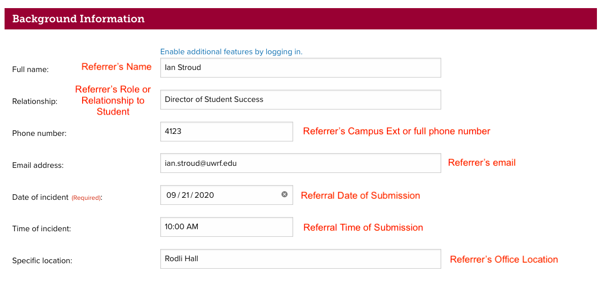 Sample Referral #1