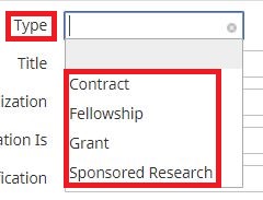 Contracts, Fellowships, Grants and Sponsored Research 