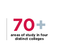 70 Plus Areas of Study 2018