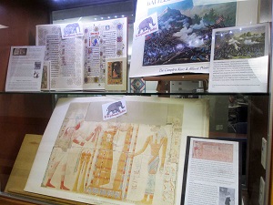 Display of elephant and medium folios