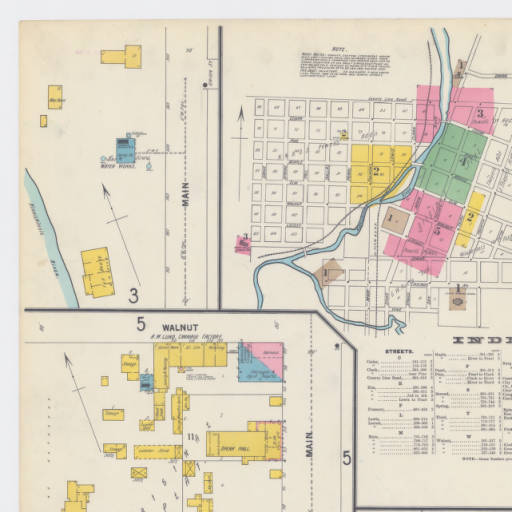 1900 Sanborn Map of River Falls, page 1