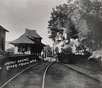 River Falls depot 1880