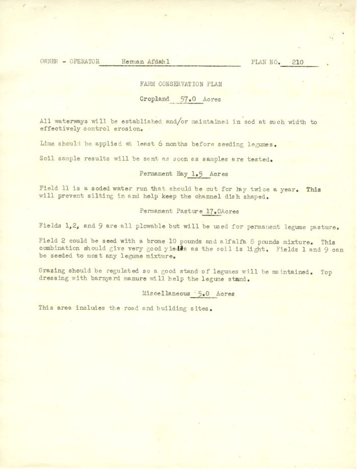 1943 conservation plan, p. 5