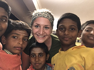 Beth 2019 India J-term trip group