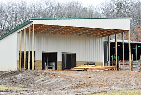 beef facility under construction