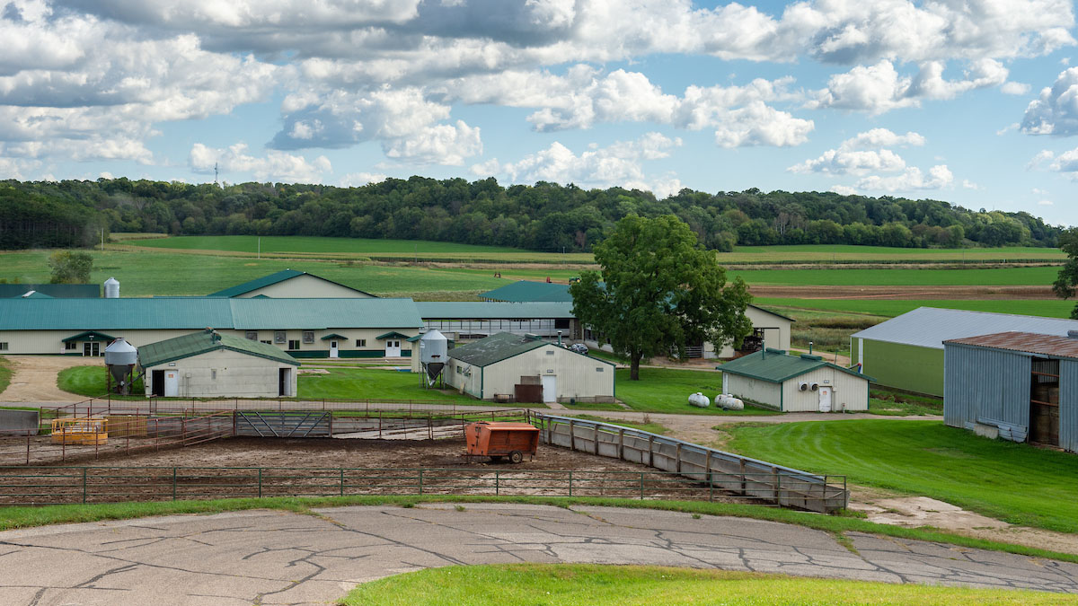 exterior on the Mann Valley Farm