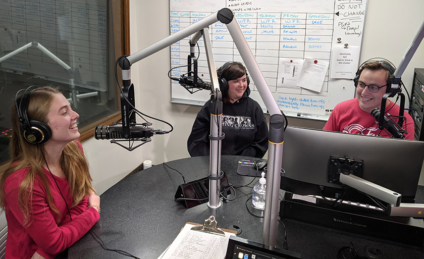 WRFW Students on the Air
