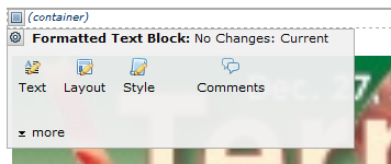 Formatted Text Block Element