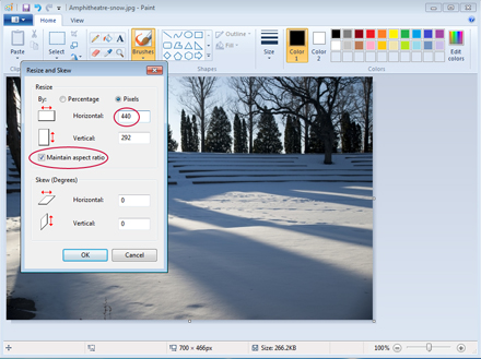 Resize Images Using Paint – eStore