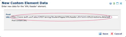 XML Paste URL