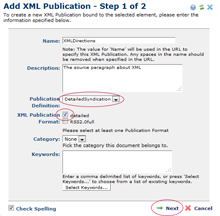 XML Step 1