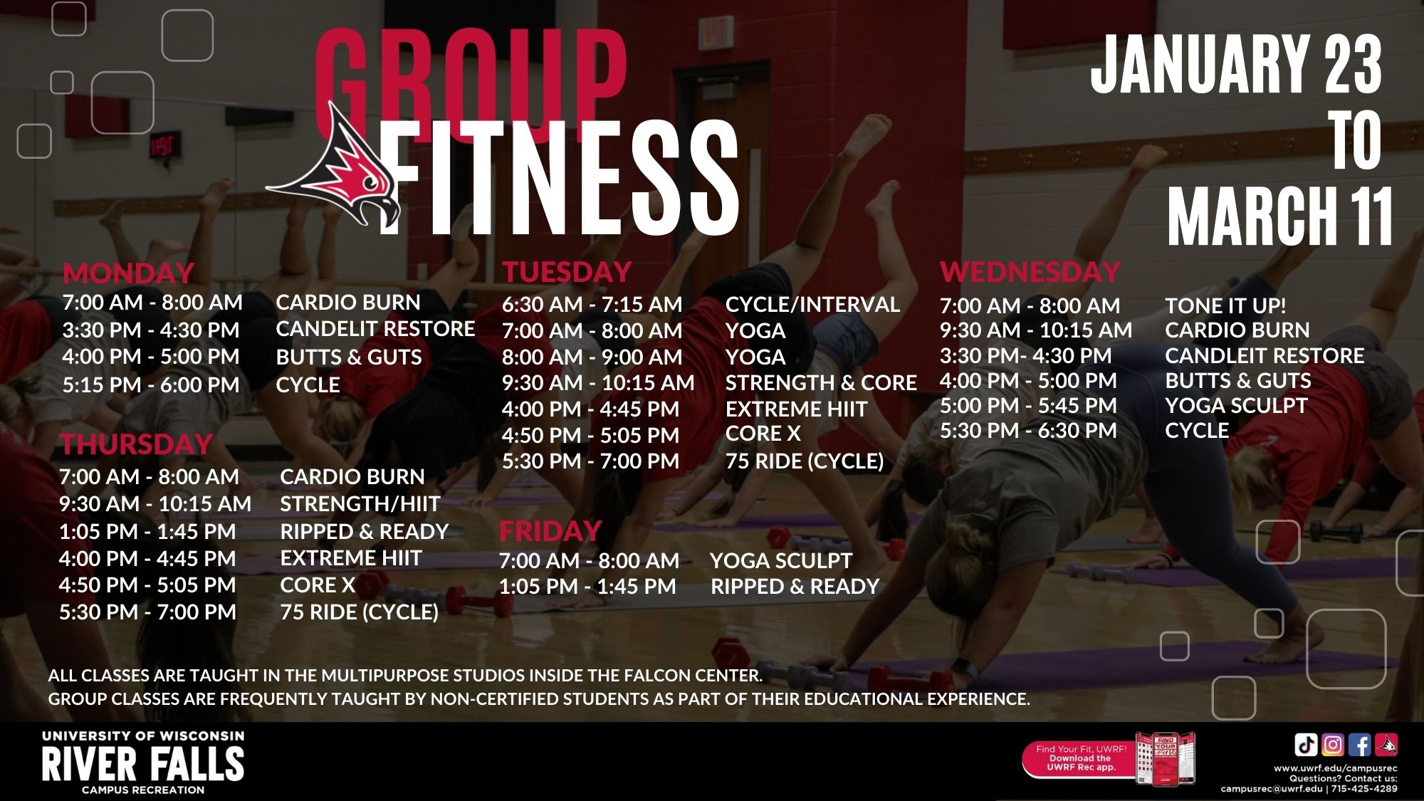 Group Fitness Spring 23