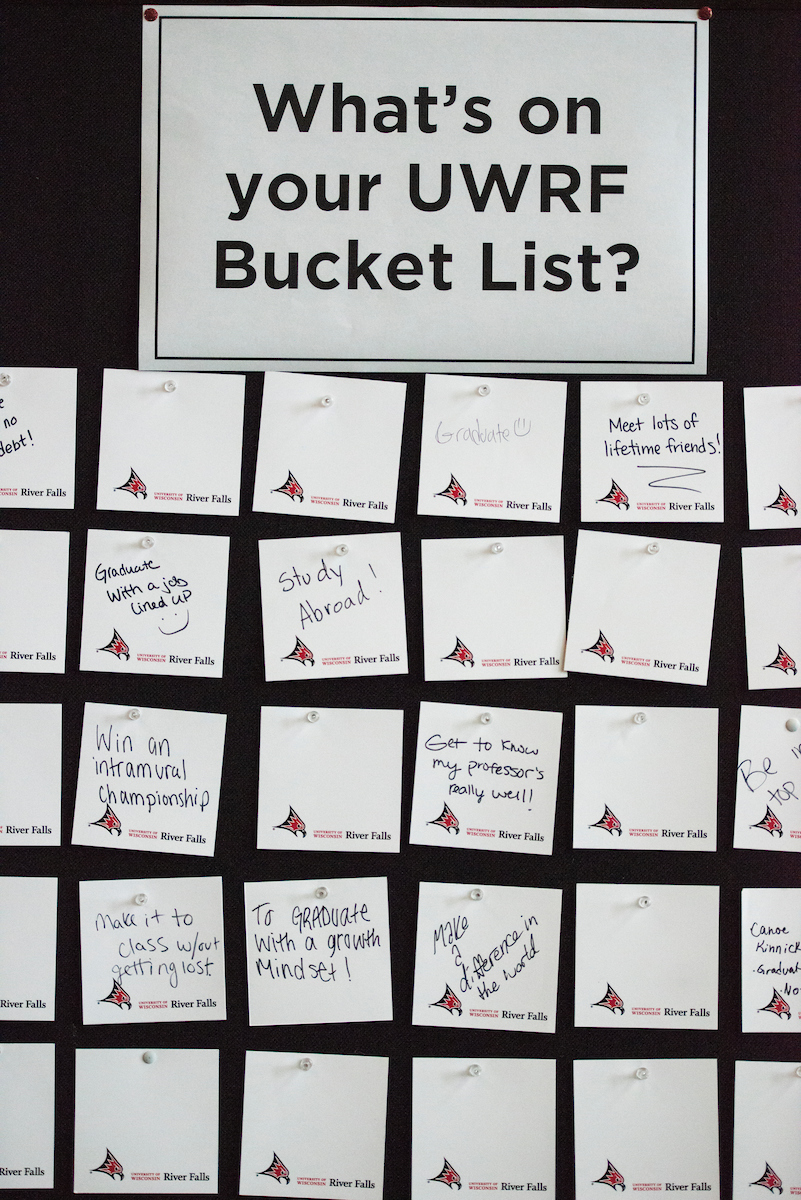 List of items on people's UWRF Bucket List