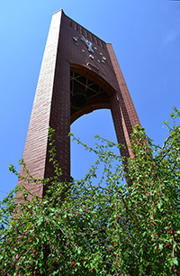 Kleinpell Fine Arts clock tower