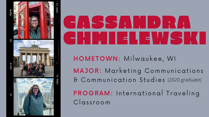 Cassandra Chmielewski Student Spotlight