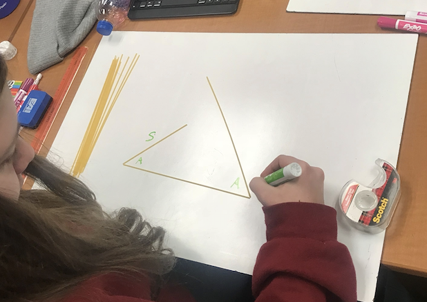 spaghetti triangles