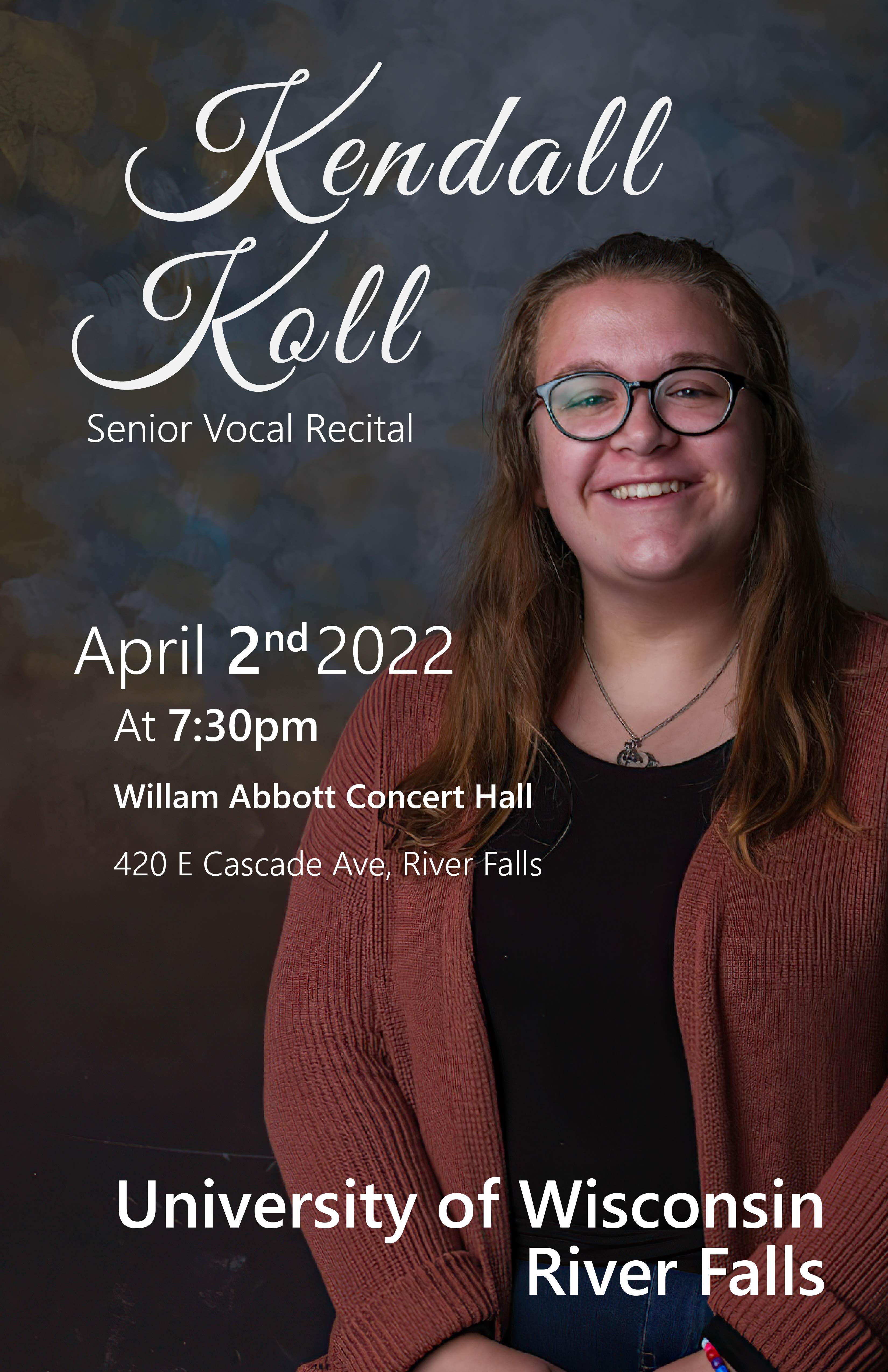 2022 Senior Recital Kendall Koll