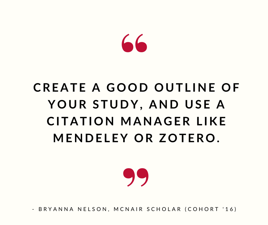 McNair Scholar Advice
