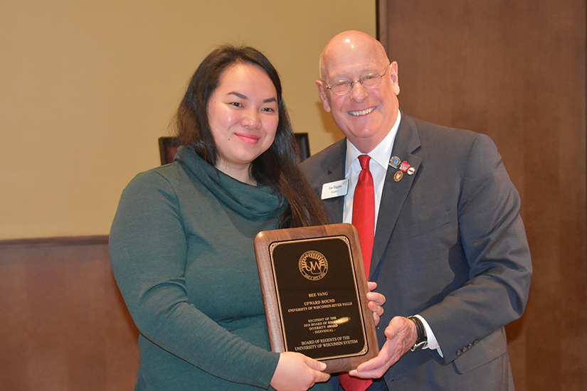 Bee Vang Board of Regents Diversity Award