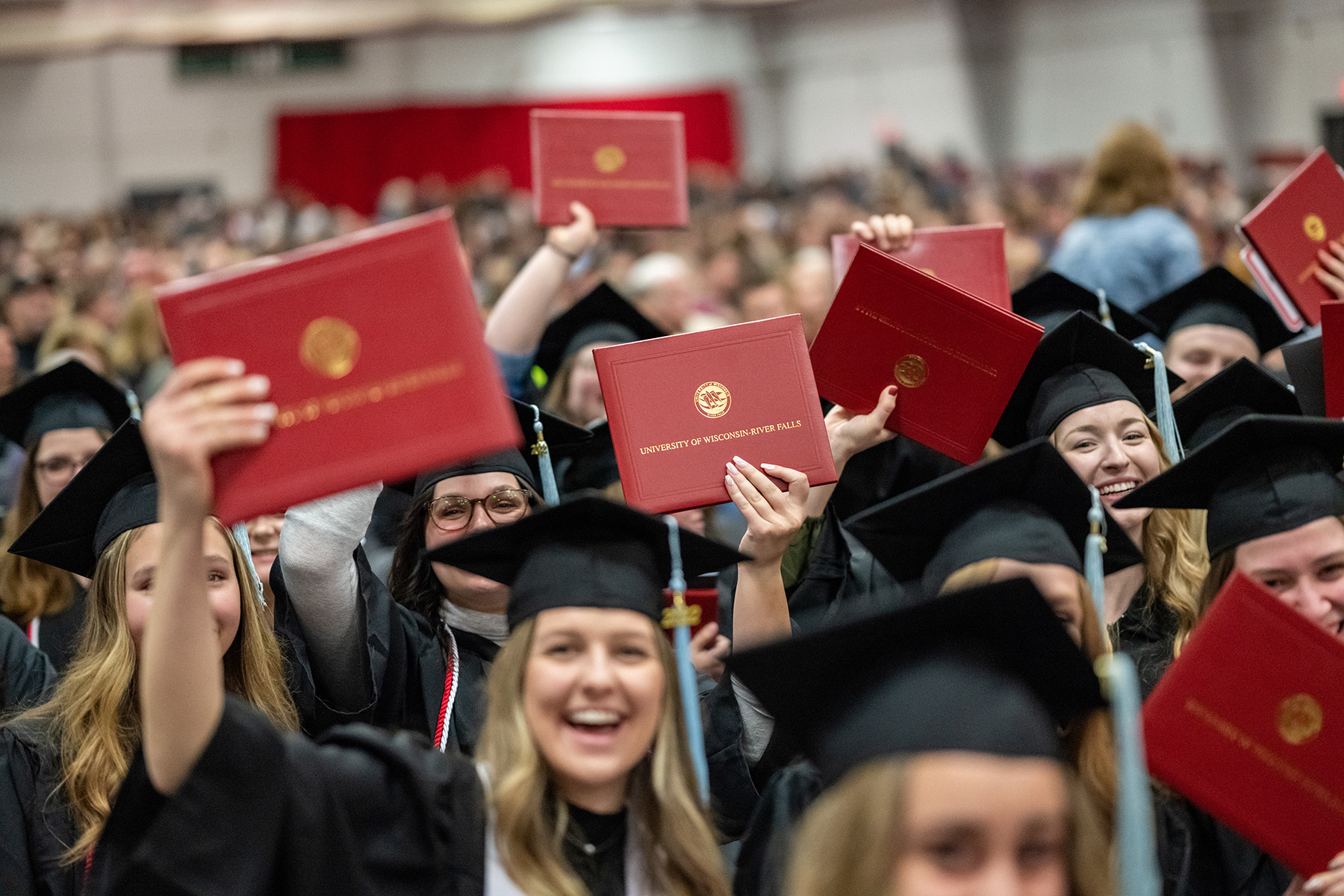 Students at Fall 2022 Commencement 