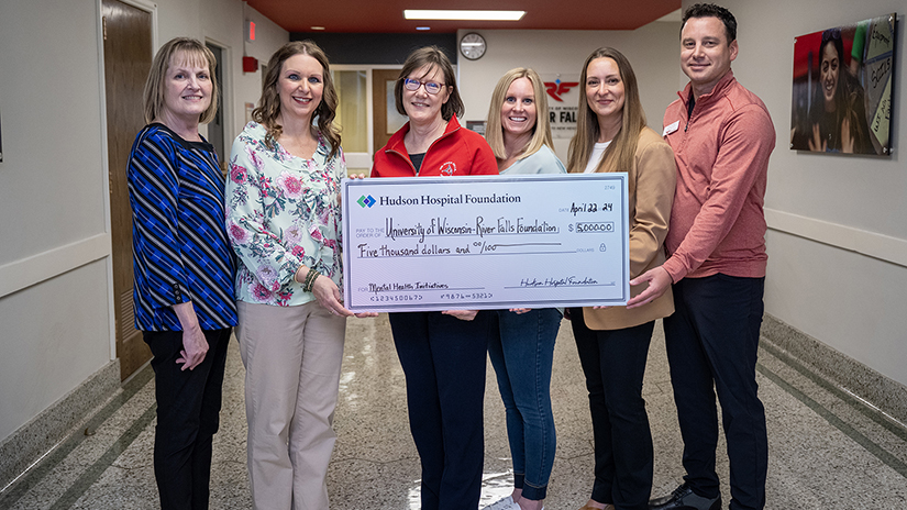 Hudson Hospital Foundation grant check