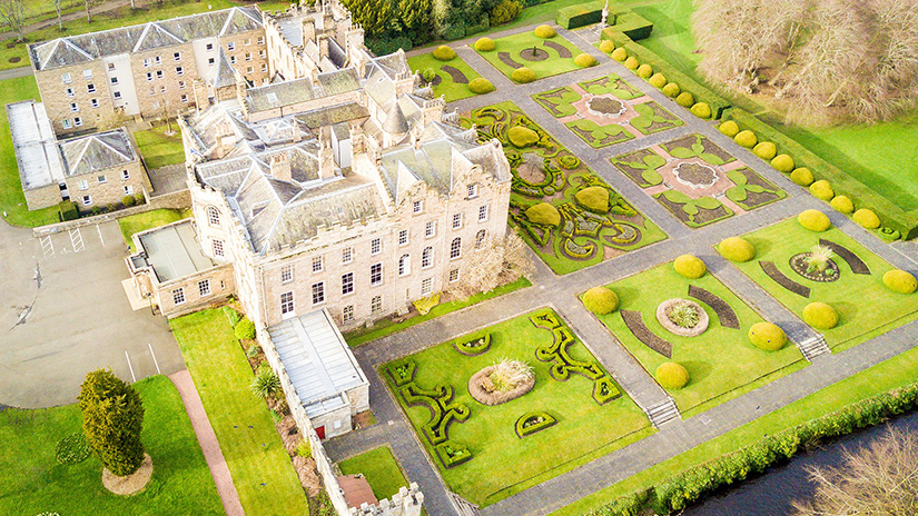 Newbattle Arial View -copyright cameronphotography.co.uk