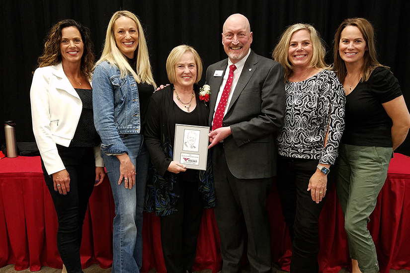 Presentation of award to Jerome family