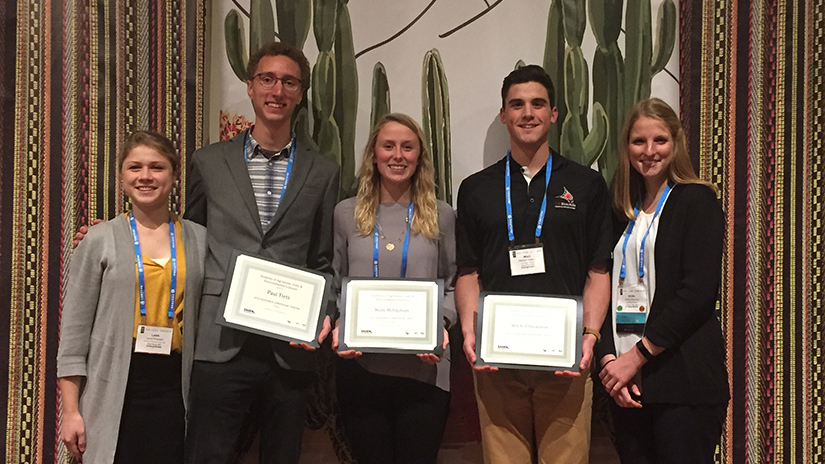 SASES student winners from UWRF 2019