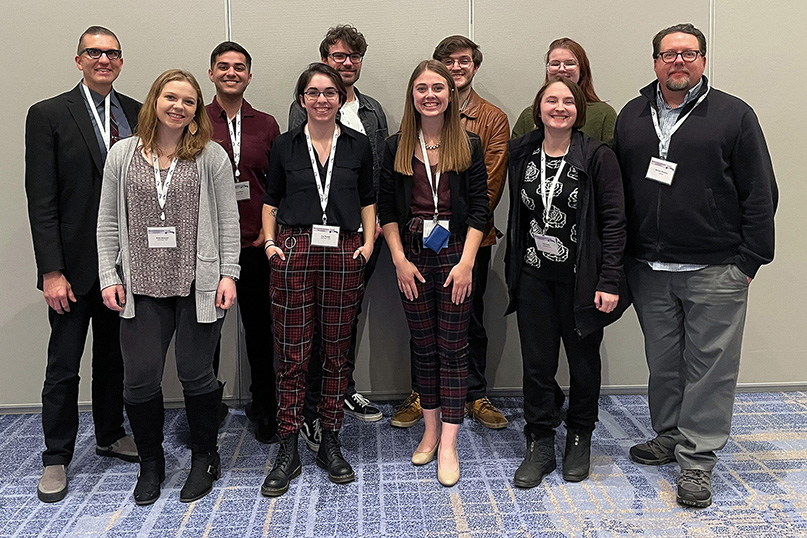 UWRF students and advisers at WBA