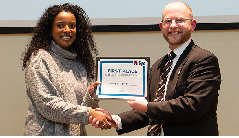 WiSys Quick Pitch - UWRF winner Kimberly Mackiel