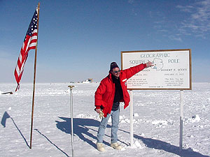 Jim Madsen at South Pole