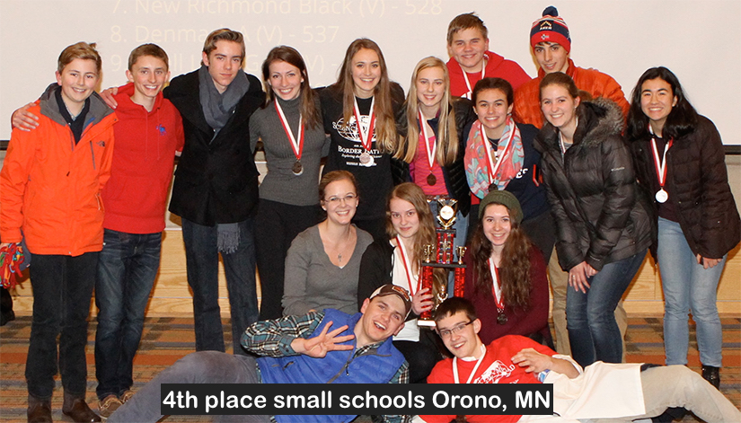 4th place small schools Orono, MN