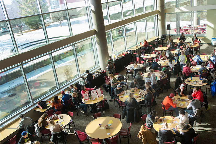 UC Dining Tables from above