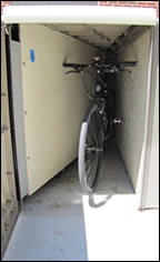 Bike Locker Inside