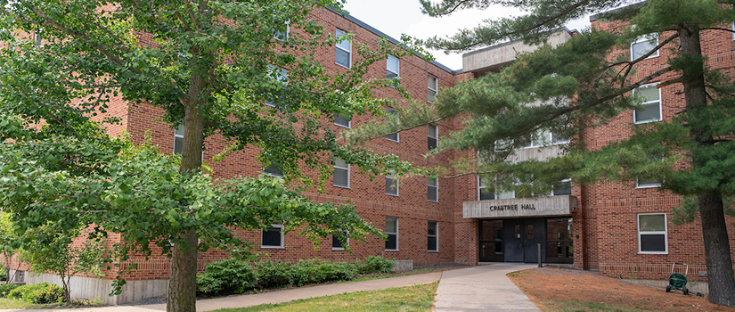 Exterior view of Crabtree Hall