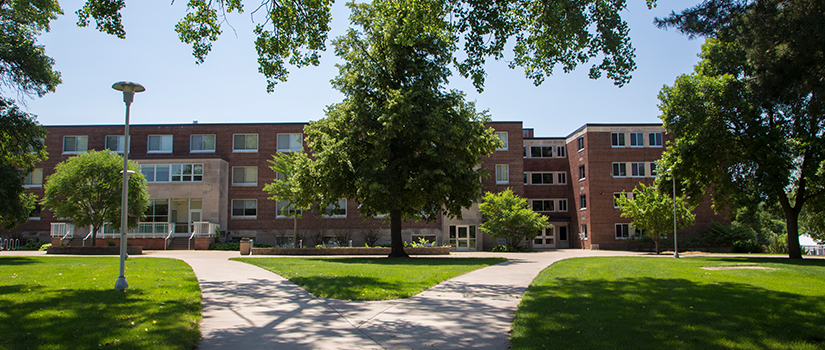 Exterior view of Hathorn Hall